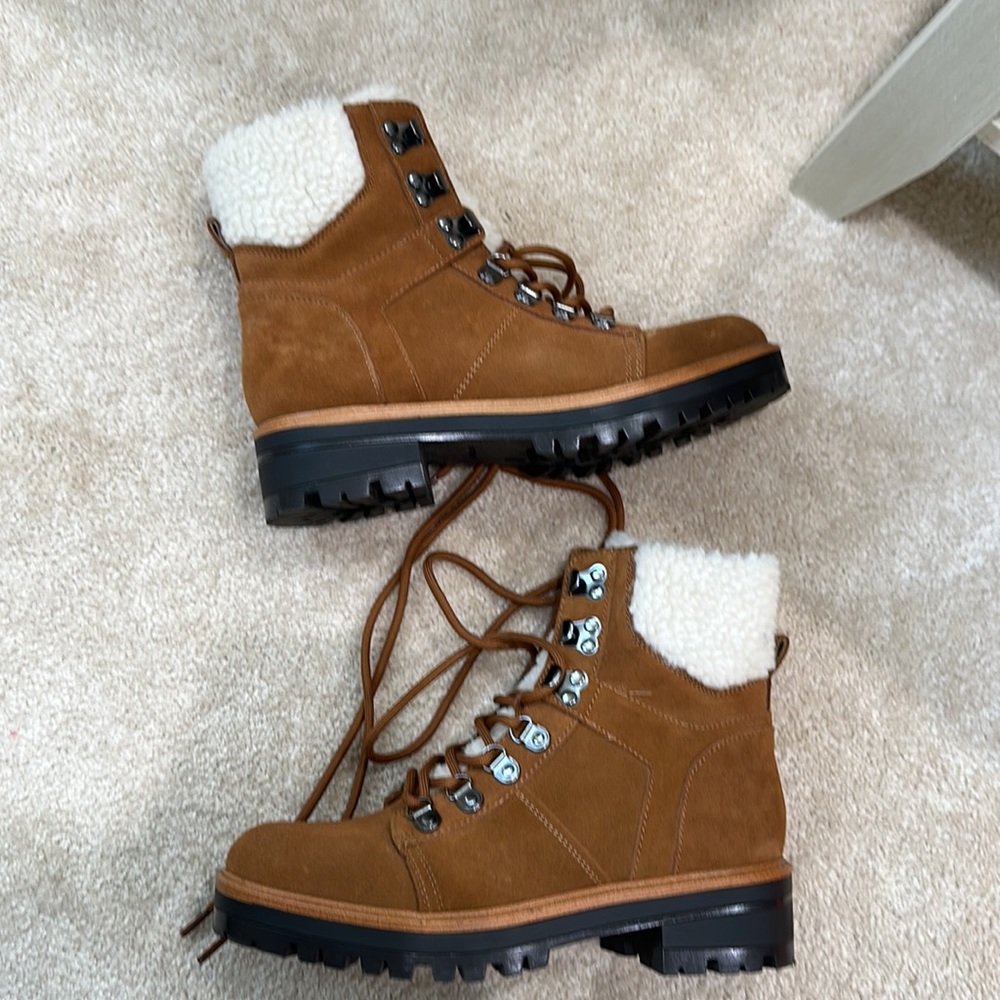 Marc Fischer Isalia Boot Size 7.5 In Brown/Black - image 4